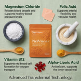 NerViana+ ingredients flat lay